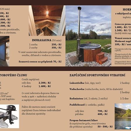 Apartmany Srub Vytonka Lipno Přední Výtoň Exteriör bild